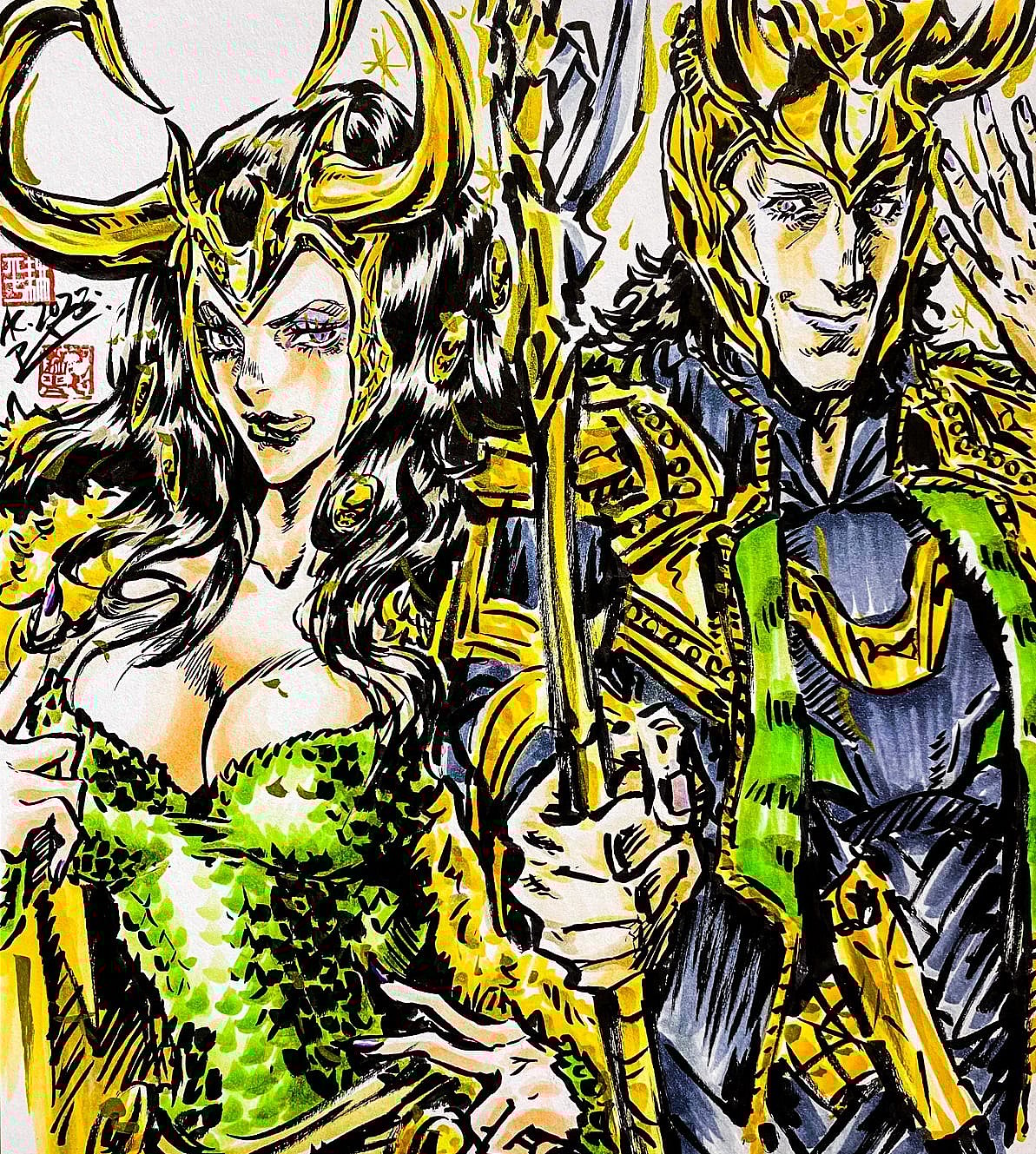 Marvel Loki Ashiya Art