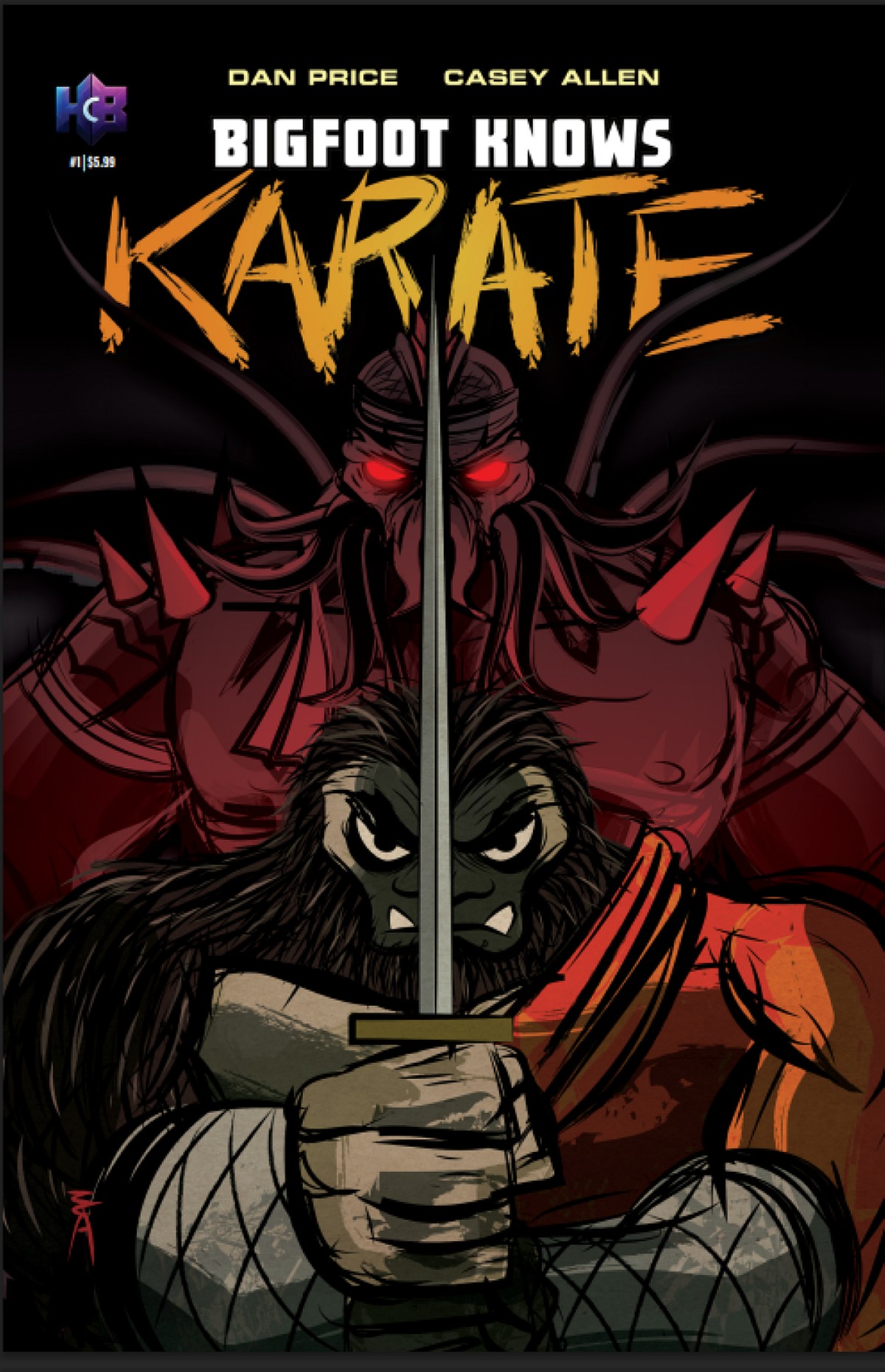 Cover of Bigfoot Knows Karate #1 (Homebrewed Comics)