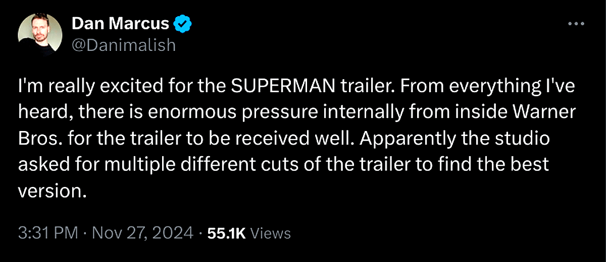 SUPERMAN Trailer
