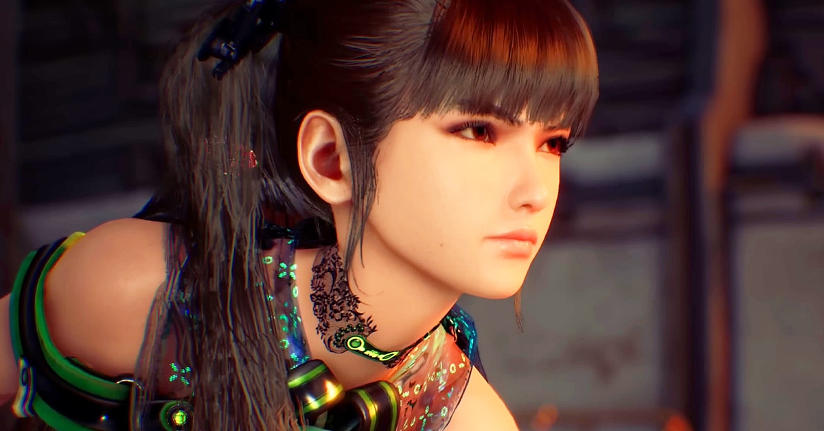 Eve (TBA) prepares her plan of attack against a Brute in Stellar Blade (2024), Shift Up