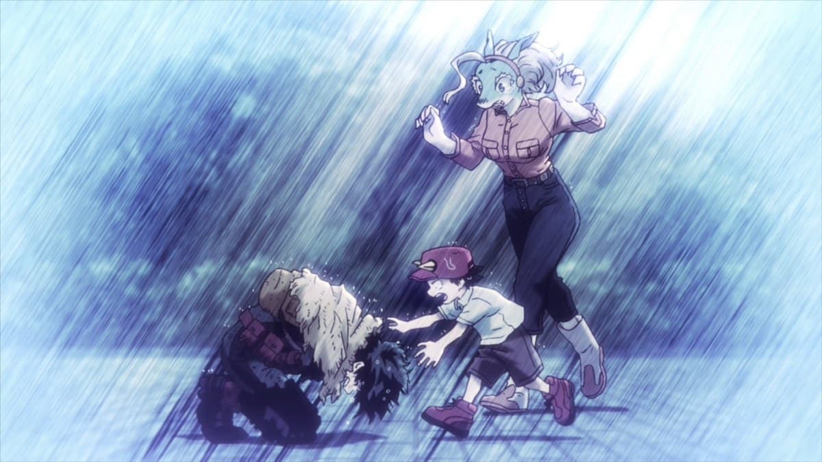 deku comforted