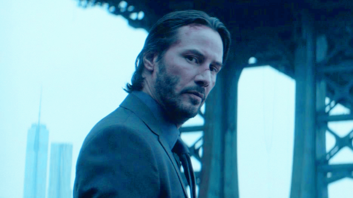John Wick (Keanu Reeves) declines Marcus' (Willem Dafoe) advice to return to his regular life in John Wick (2014), Lionsgate