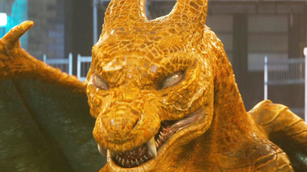 Charizard finds itself under the rage-inducing influence of the drug 'R' in Pokémon: Detective Pikachu (2019), Legendary Pictures