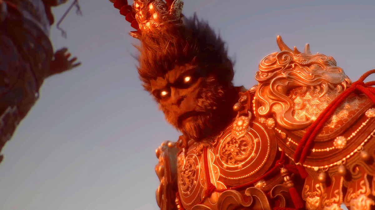 Sun Wukong (Lin Qiang) lets his power fully flow in Black Myth: Wukong (2024), Game Science