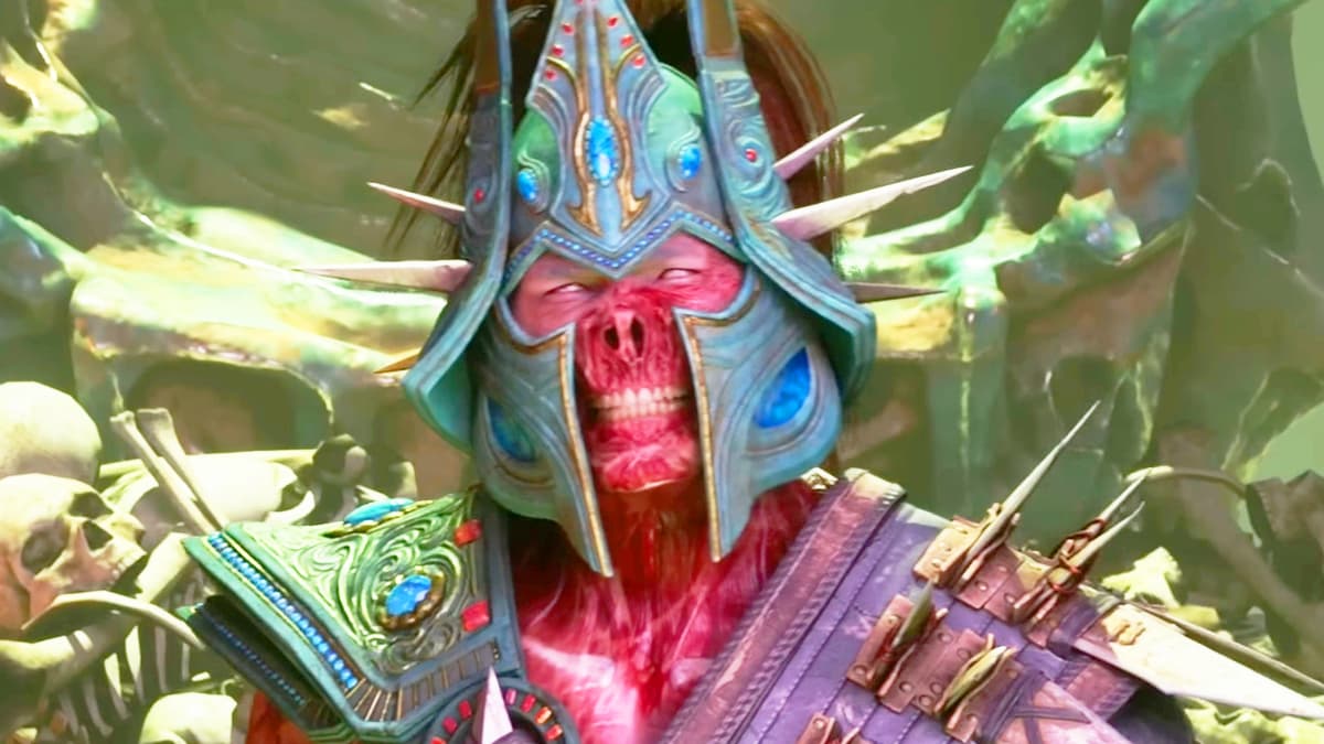 Titan Havik (Jacob Craner) demands his underlings deal with Liu Kang (Matthew Yang King) in Mortal Kombat 1 (2023), Warner Bros. Games
