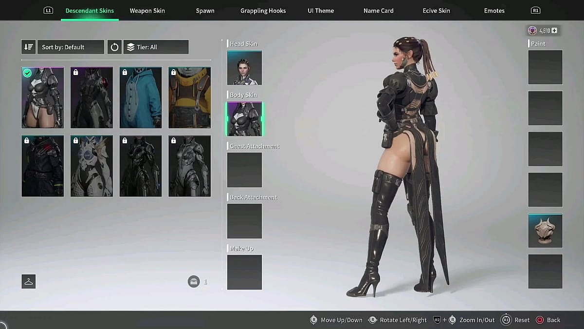 Sharen (Natalie Simpson) twisted worship skin The First Descendant, Nexon, Steam.com