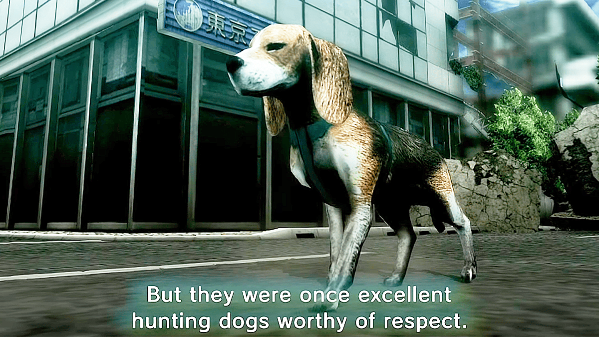 A Beagle prepares to reassert his position as the king of the animal kingdom in Tokyo Jungle (2012), Japan Studios