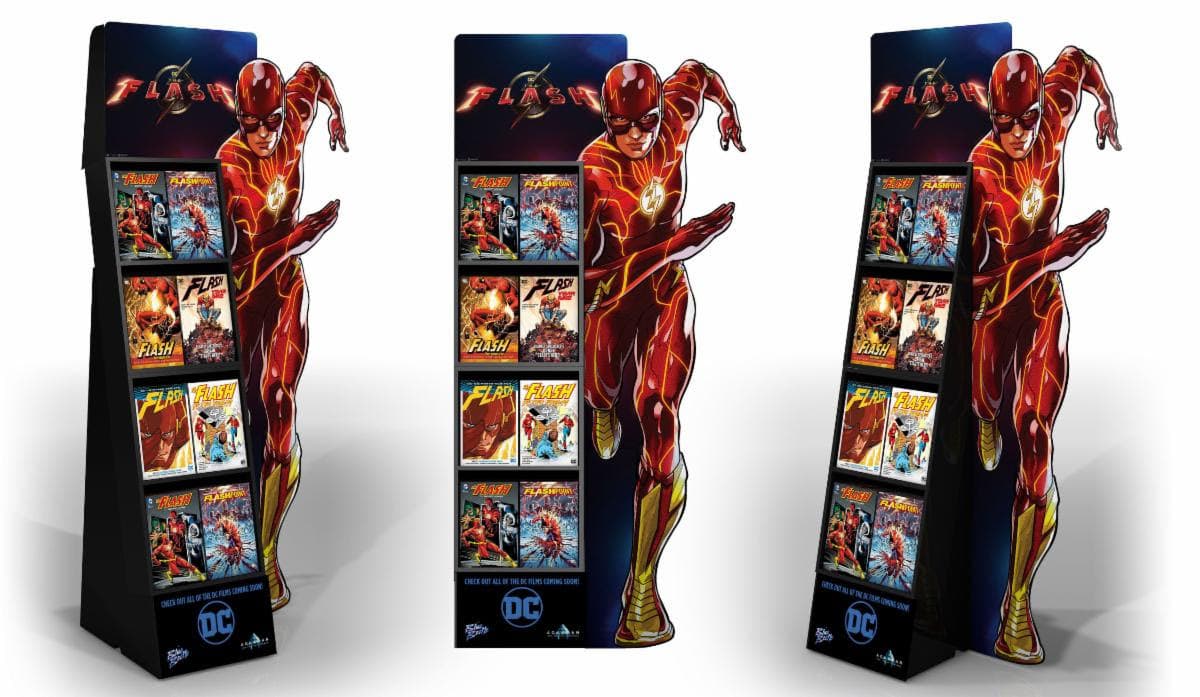 Flash comic standee
