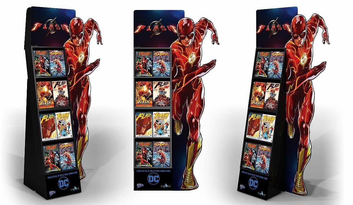 Flash comic standee