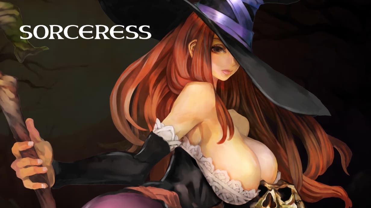 The Sorceress nurtures a skeleton to her bosom via Dragon's Crown (2013), Atlus