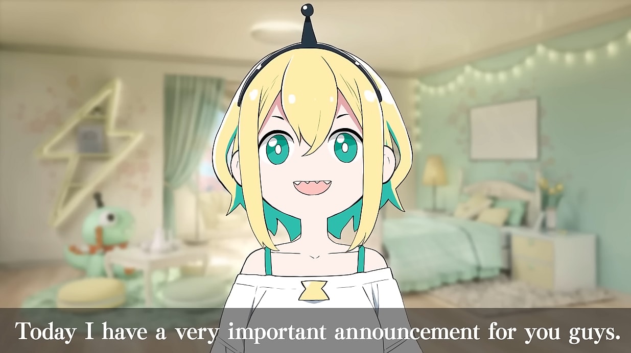 Pikamee announces her graduation via Arigatou!, YouTube