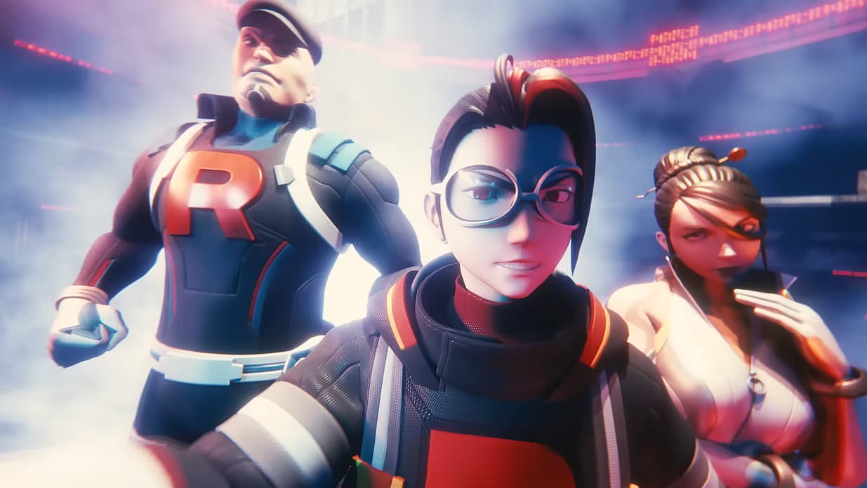Team Go Rocket leaders Cliff, Arlo, and Sierra in Pokémon GO