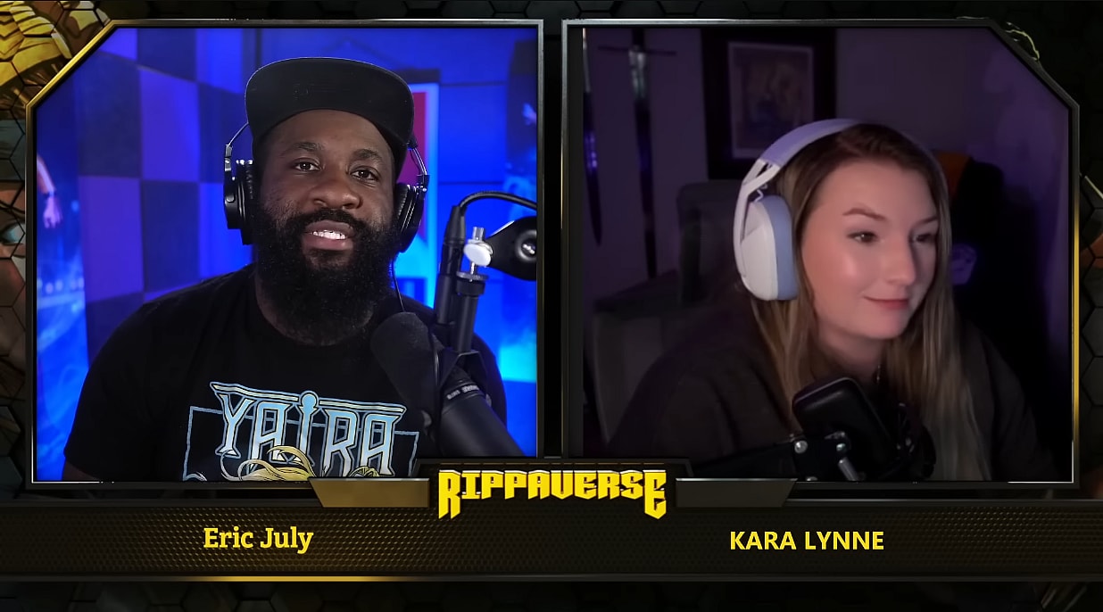 Eric July interviews Kara Lynne on Rippaverse via YouTube