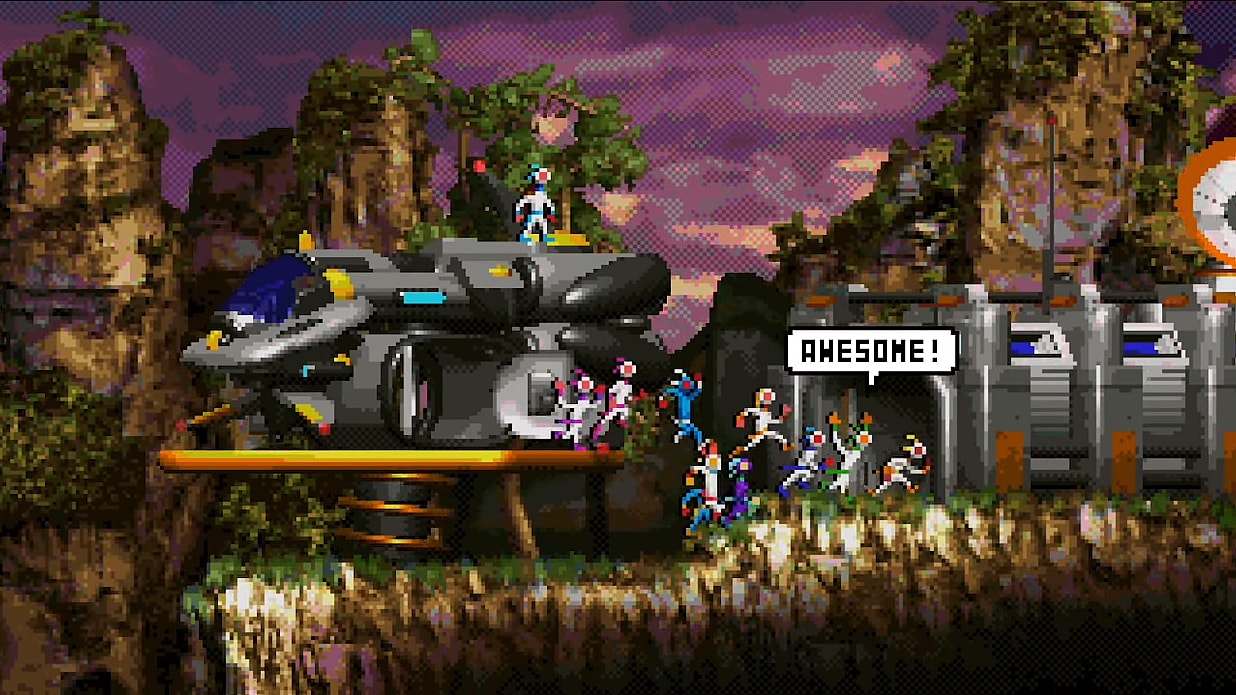 The darsanauts are returned safely to the moon base in Moons of Darsalon (2023), Dr. Kucho! Games, Astrolabe Games