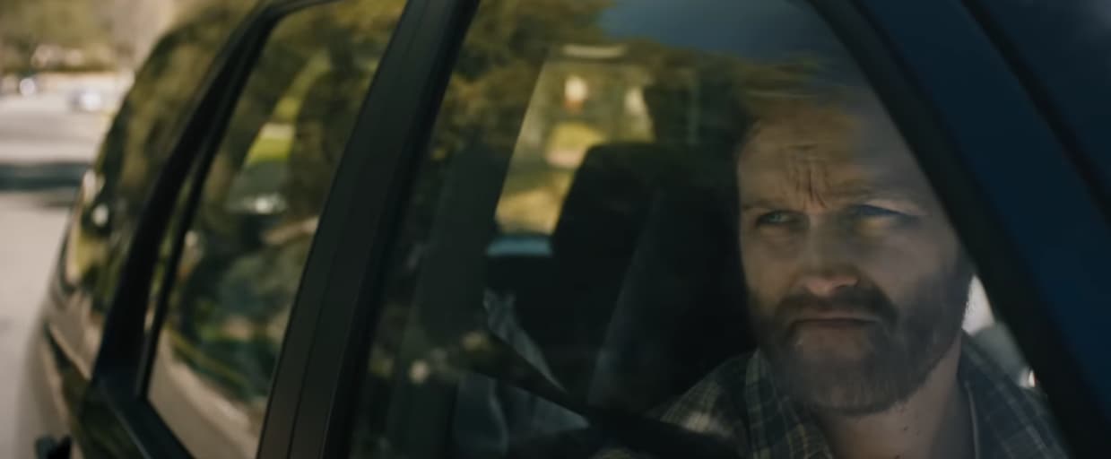 Wyatt Russell takes a ride before a Night Swim