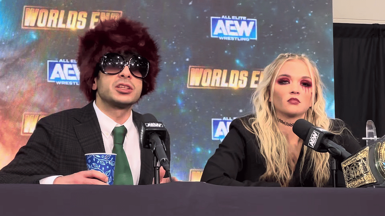 TK got stuff on his head