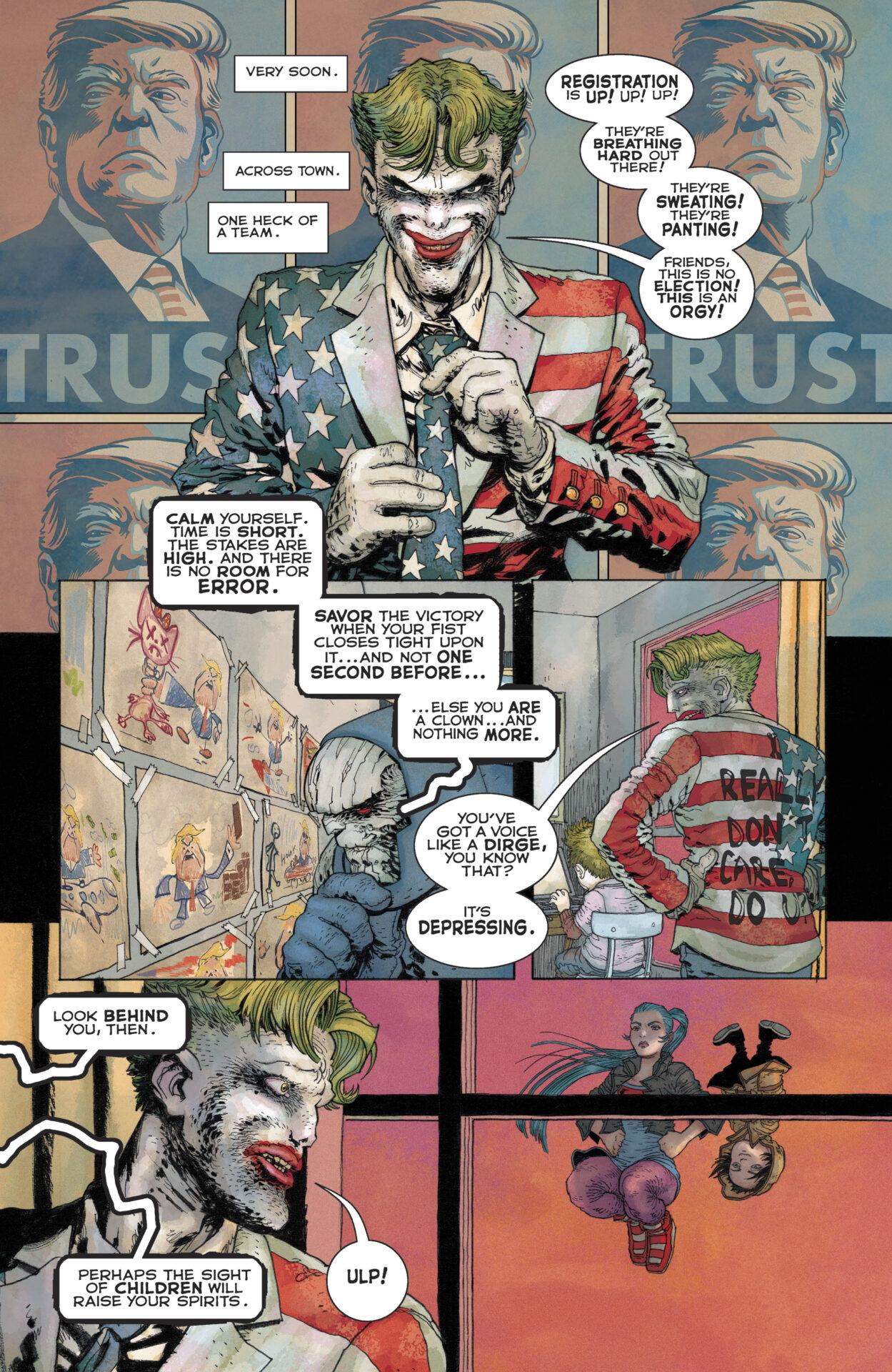 Dark Knight Returns: The Golden Child Vol. 1 #1 (2020), DC Comics. Words by Frank Miller. Art by Rafael Grampá.