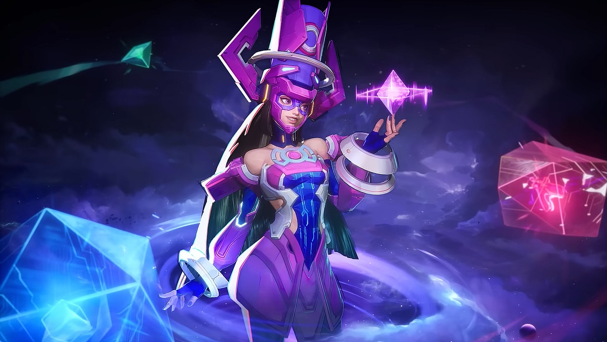 The universe is a mere plaything to Galacta (Cassandra Lee Morris )