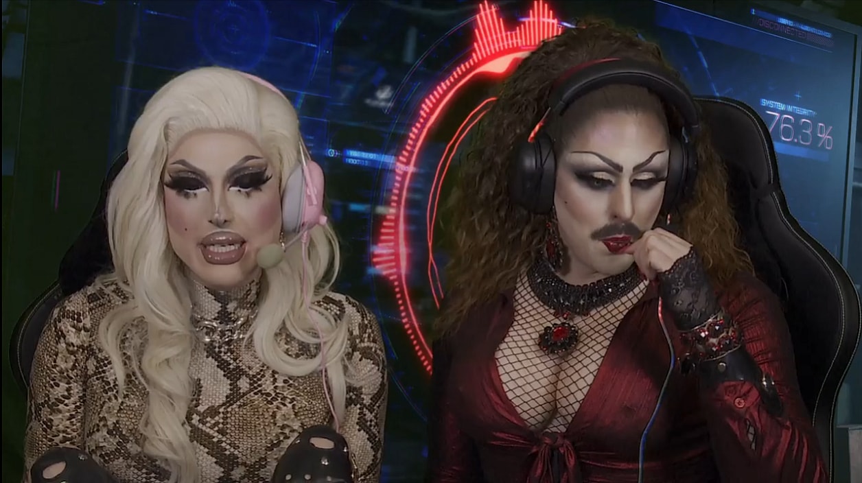 Deere talks to the viewers while BiqtchPuddin eats via Capcom USA Twitch