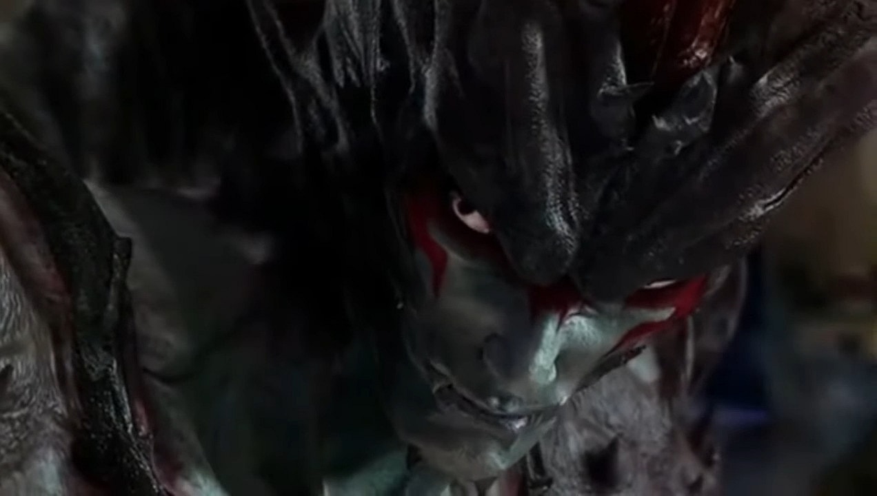 Akira Fudo (Hisato Izaki) transforms into the titular hero in Devilman (2004), Toei Co. Ltd.