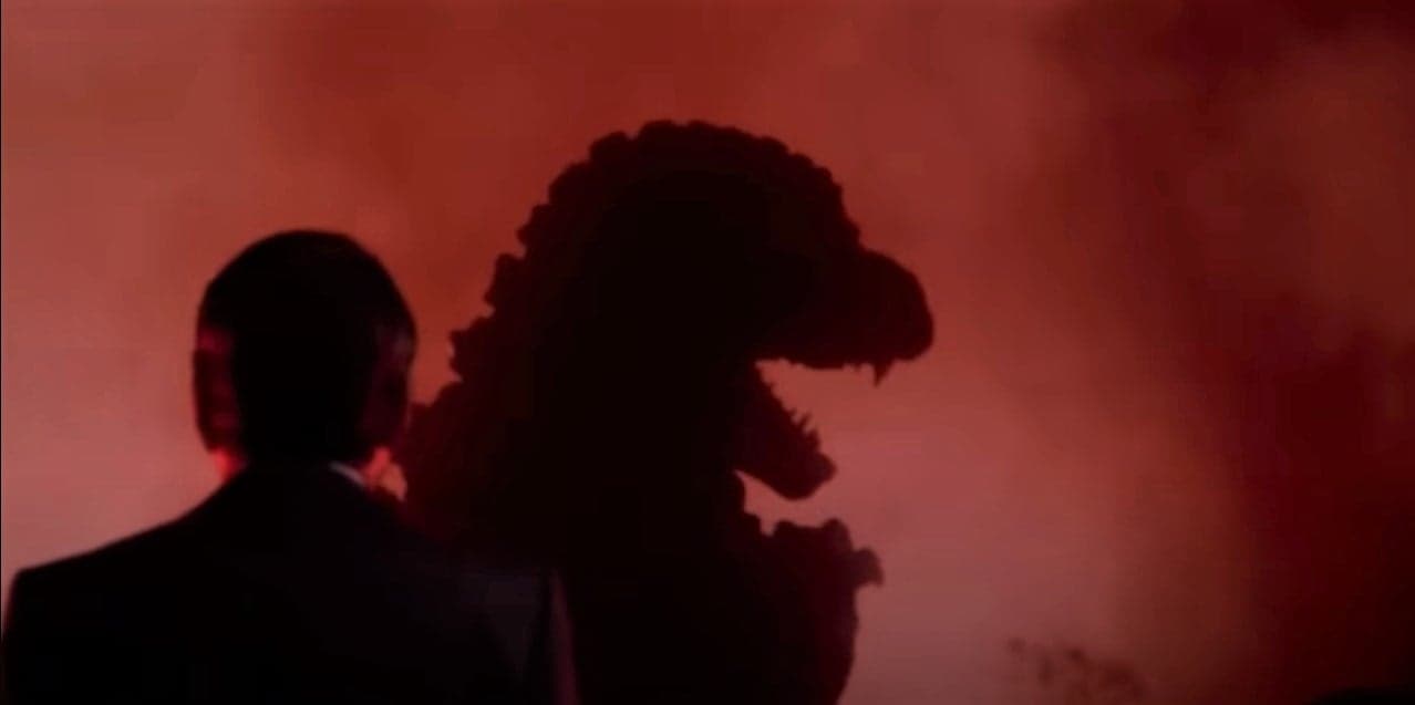 Godzilla vs the volcano