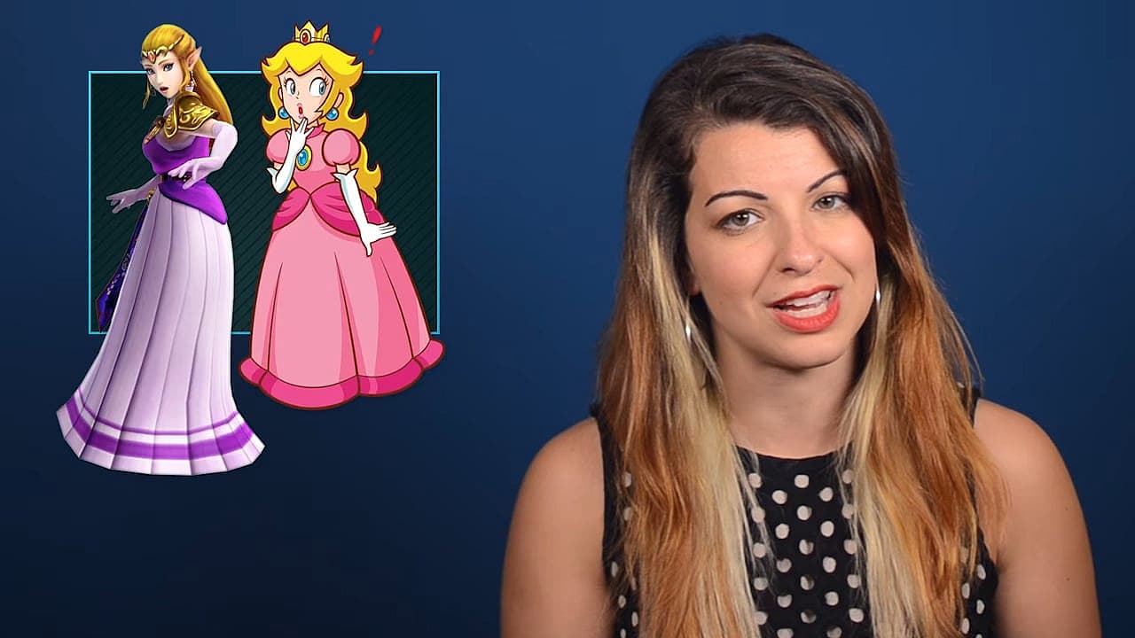 Anita Sarkeesian discusses Princess Zelda and Peach as Lady Sidekick tropes in Tropes vs. Women in