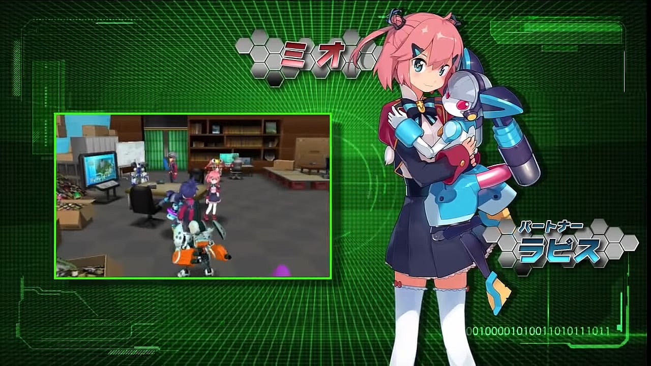 Mio Shirakabe in the trailer to Medarots 9 (2015), Imagineer via YouTube