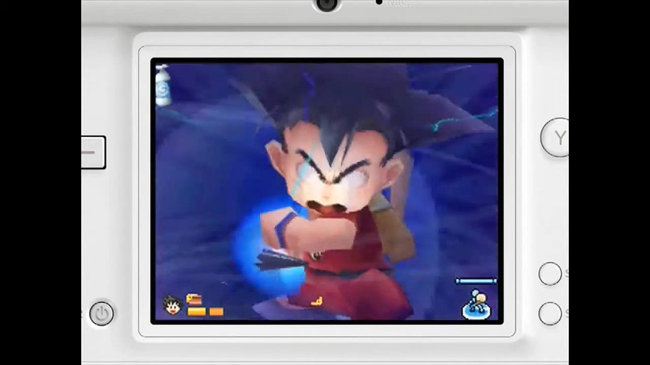 Kid Goku (Stephanie Nadolny) unleashes a Kamehameha in Dragon Ball: Origins 2 (201), Bandai Namco