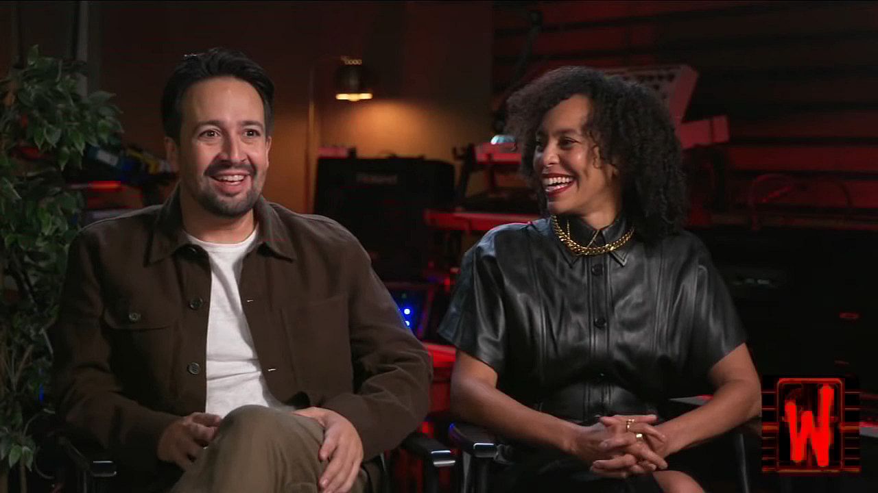 Lin-Manuel Miranda and Eisa Davis speak with ABC7NY about their new album 'Warriors'.