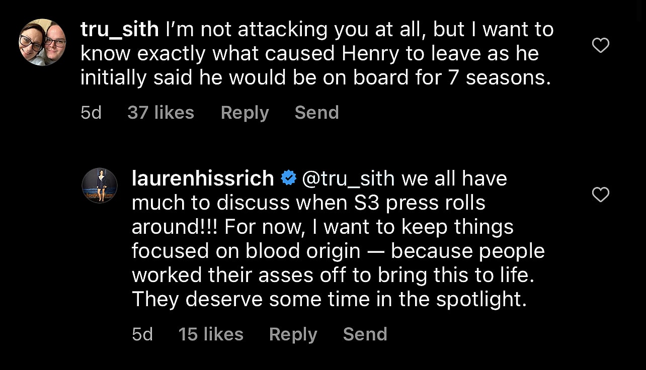 Lauren Hissrich via Instagram