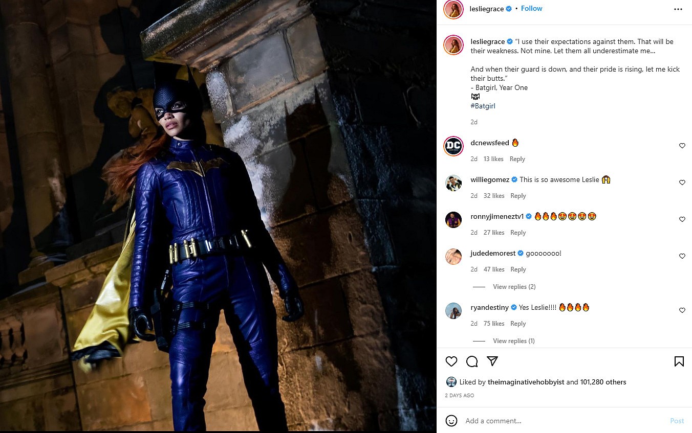 Leslie Grace Batgirl promo still