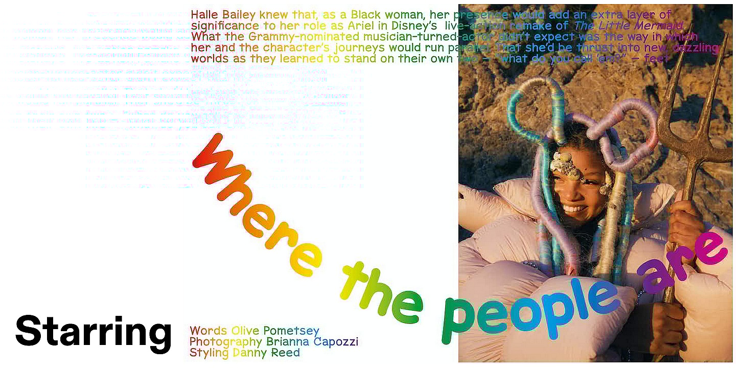 Halle Bailey appears in the Spring 2023 issue of The Face