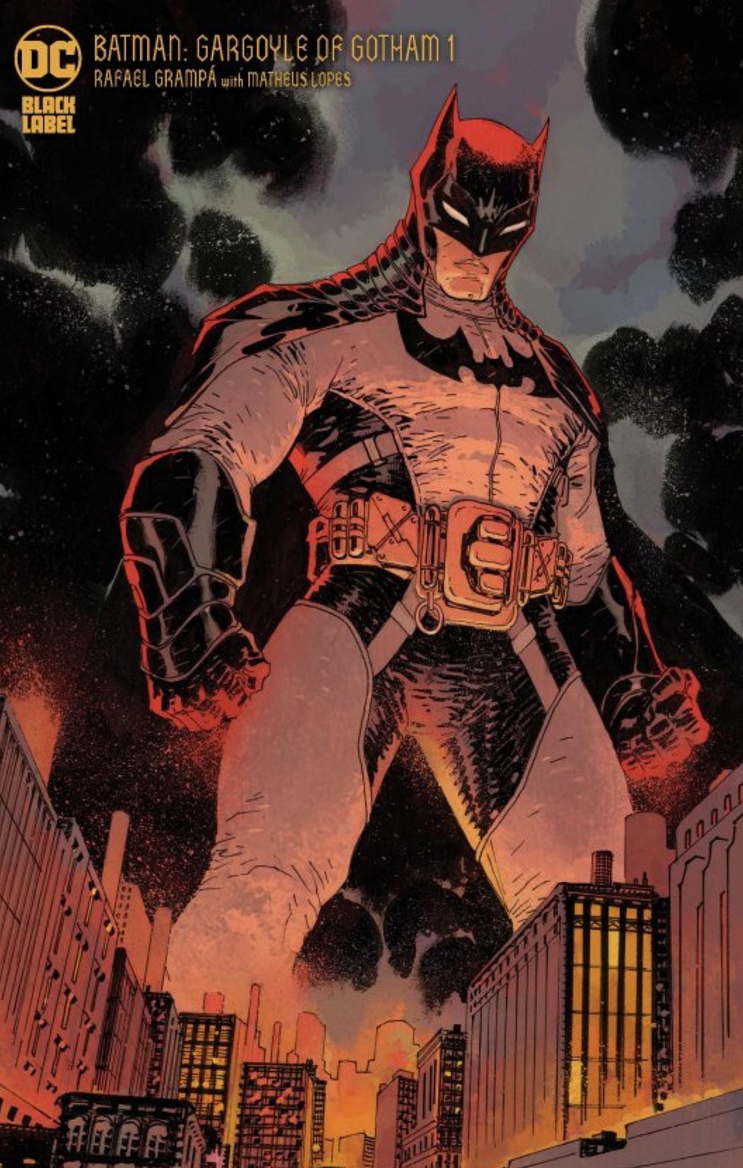 Batman Gargoyle of Gotham Book One (2023), DC. Words by Rafael Grampa. Art by Rafael Grampa. Colors by Matheus Lopes. Cover by Jim Lee