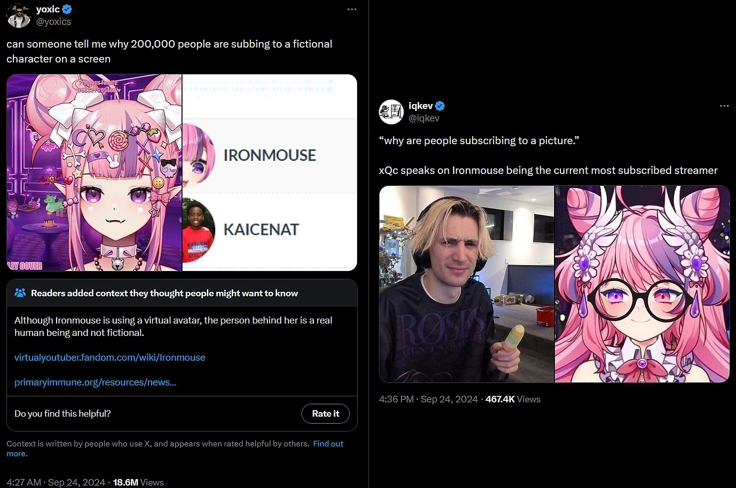 @yoxics and @iqkev on X