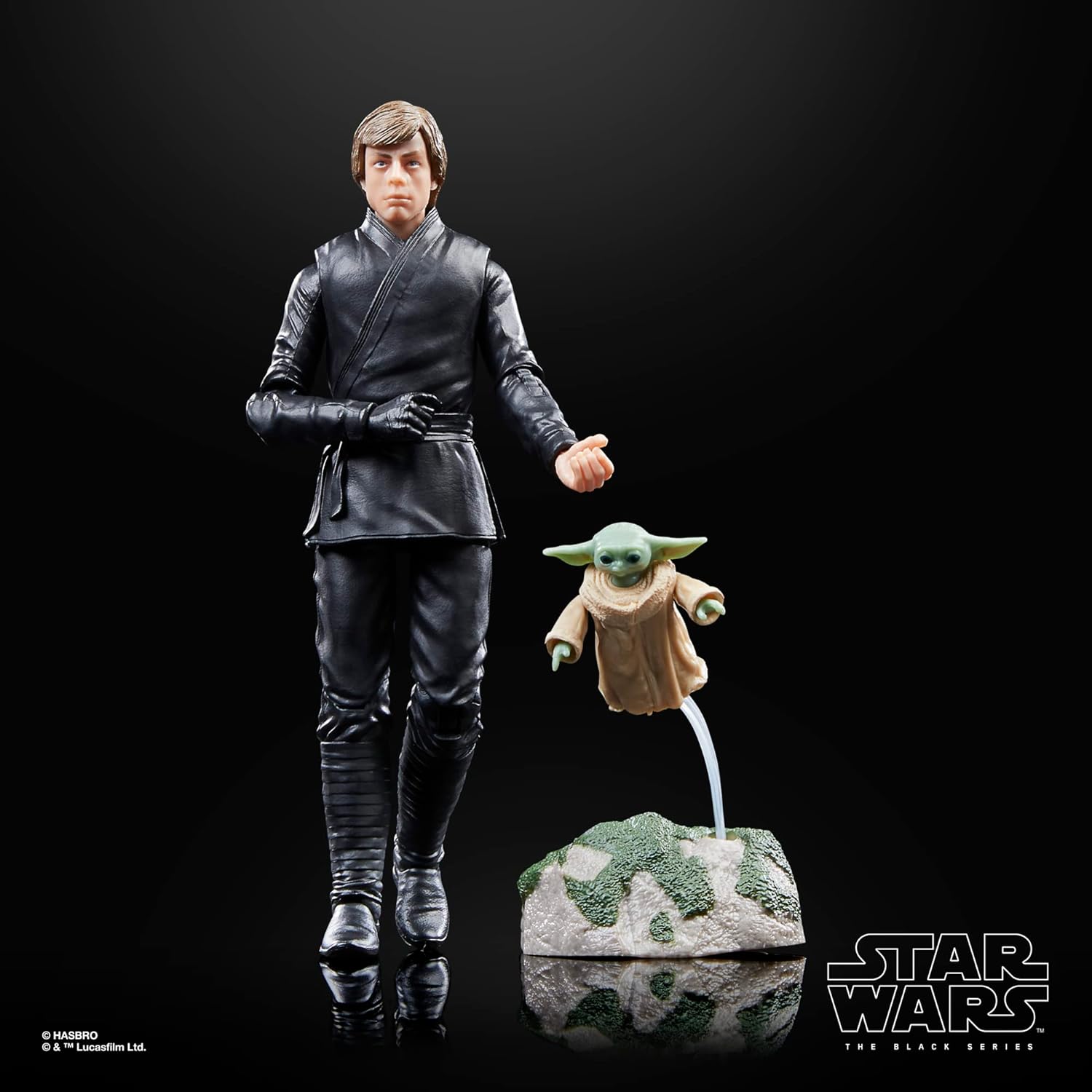 Luke Skywalker takes Grogu under his wing via Star Wars: The Black Series (2023), Hasbro 
