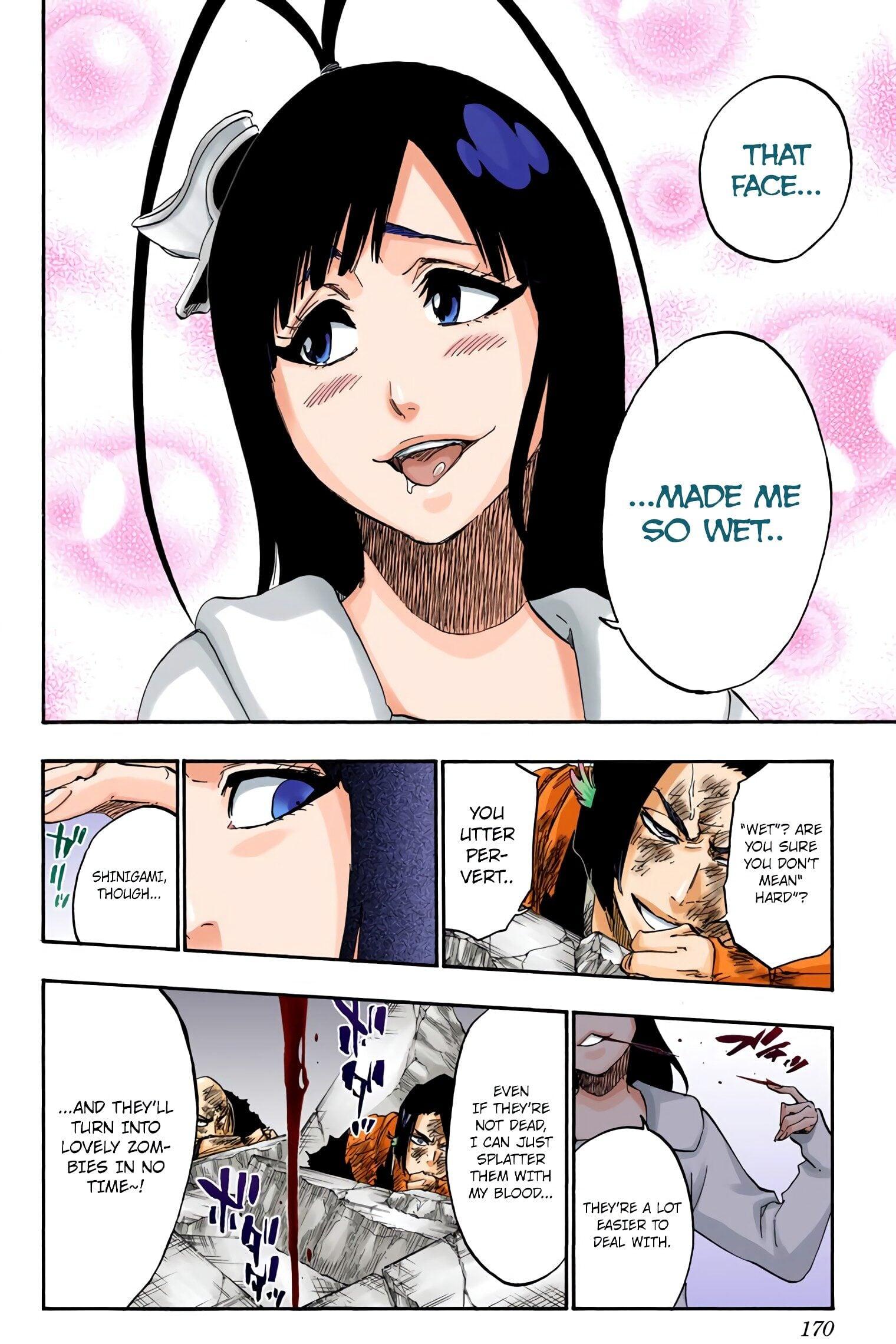 Giselle Gewelle's recalls an exciting memory in Bleach Chapter 589 "The Shooting Star Project [The Old and New Trust]" (2014), Shueisha. Words and Art by Tite Kubo via Digital Issue