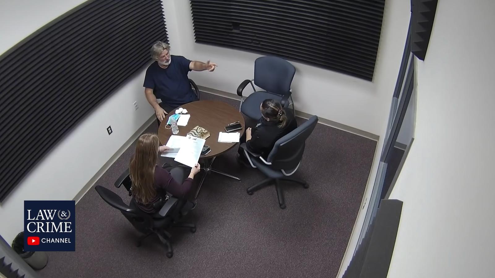 Alec Baldwin speaks with Santa Fe Police About the Rust Shooting Incident via Law&Crime Network