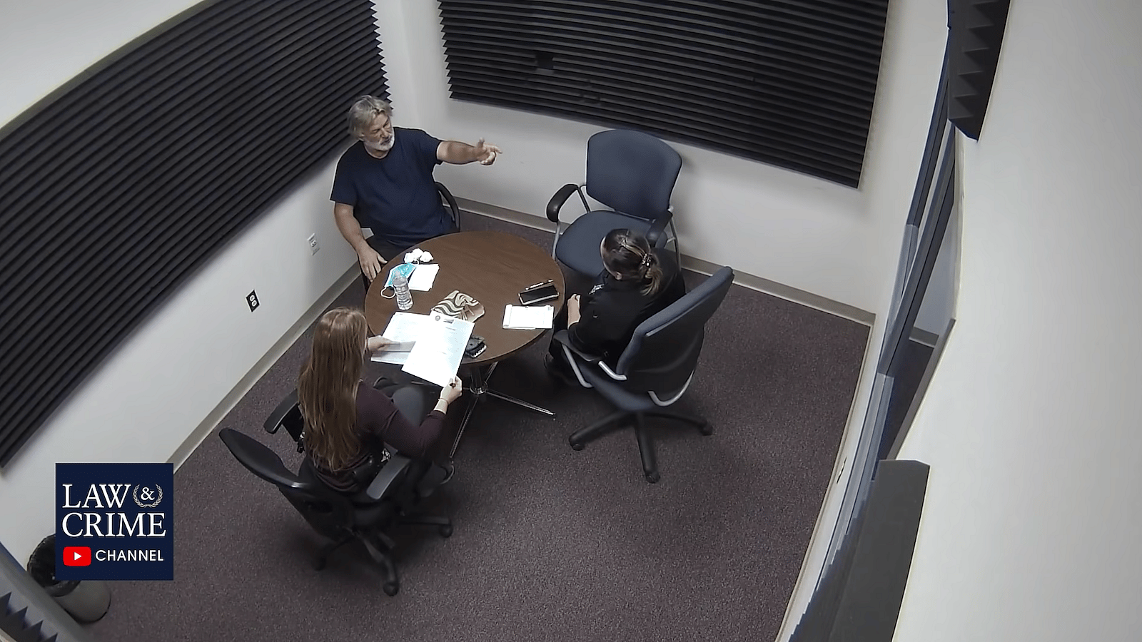 Alec Baldwin speaks with Santa Fe Police About the Rust Shooting Incident via Law&Crime Network