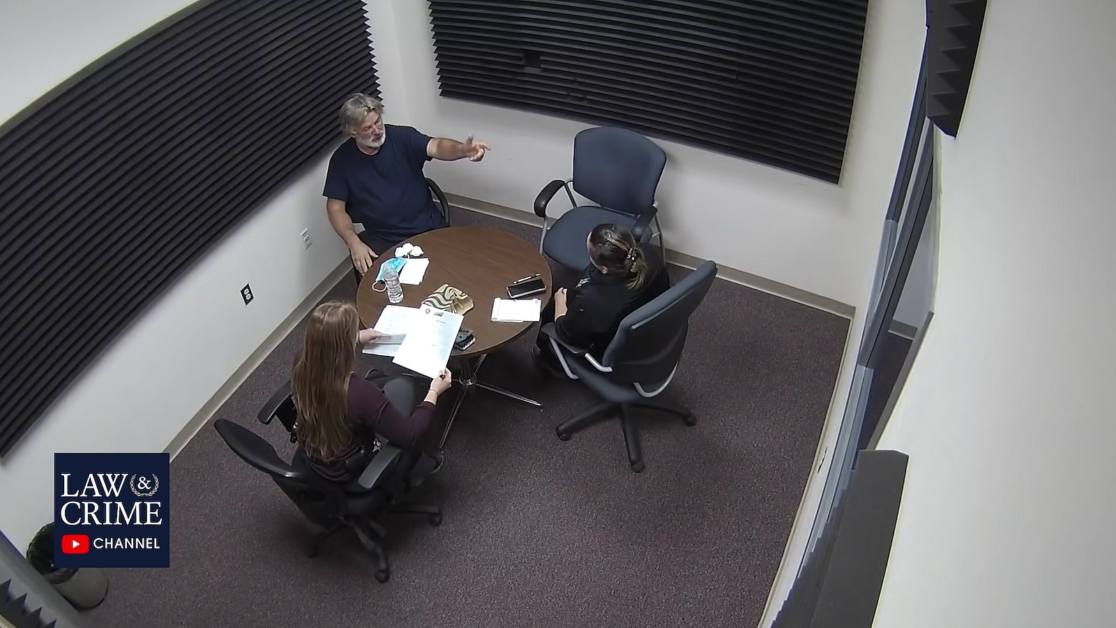 Alec Baldwin speaks with Santa Fe Police About the Rust Shooting Incident via Law&Crime Network