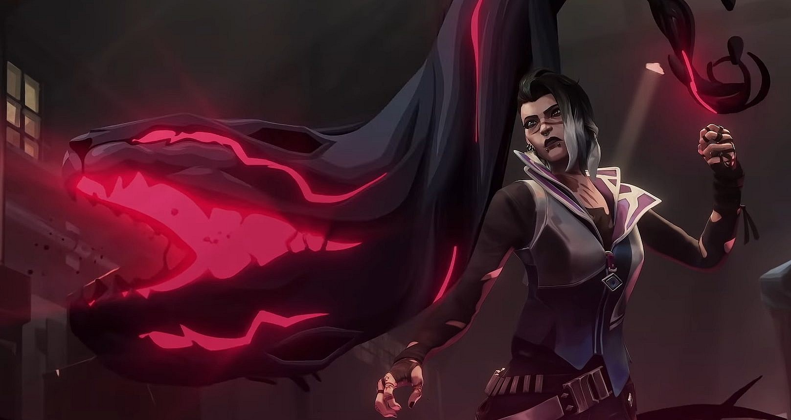 Fade (Selin Çuhadaroğlu) shows off her Radiant powers in Valorant (2020), Riot Games