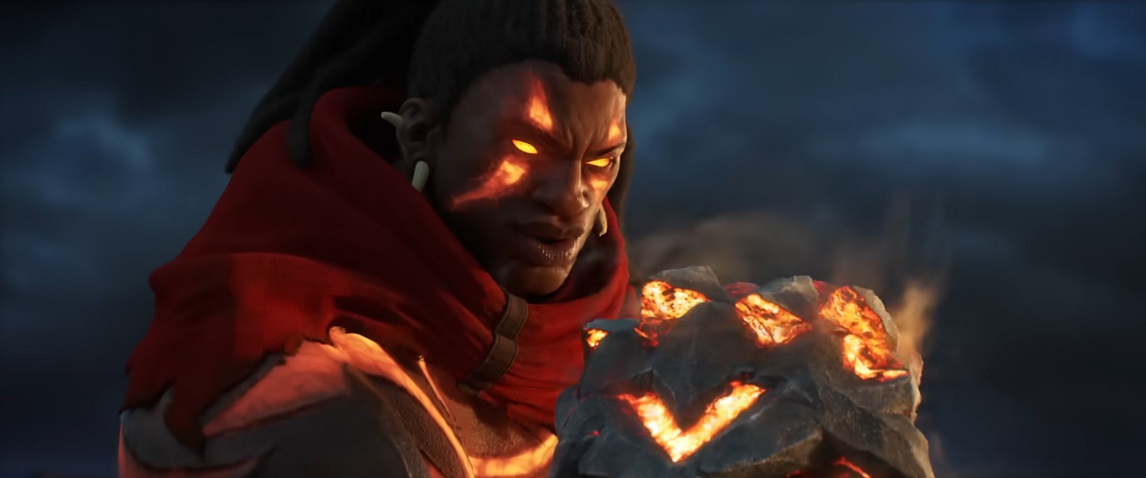 Raz blows the steam off his molten gauntlets via Arena of Valor (2016), Level Infinite, Garena