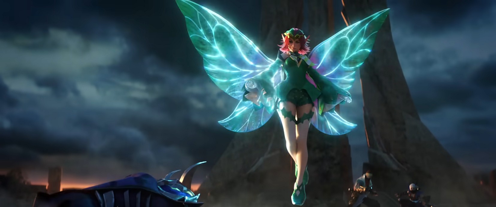 Krixi floats and smirks over a fallen foe via Arena of Valor (2016), Level Infinite, Garena