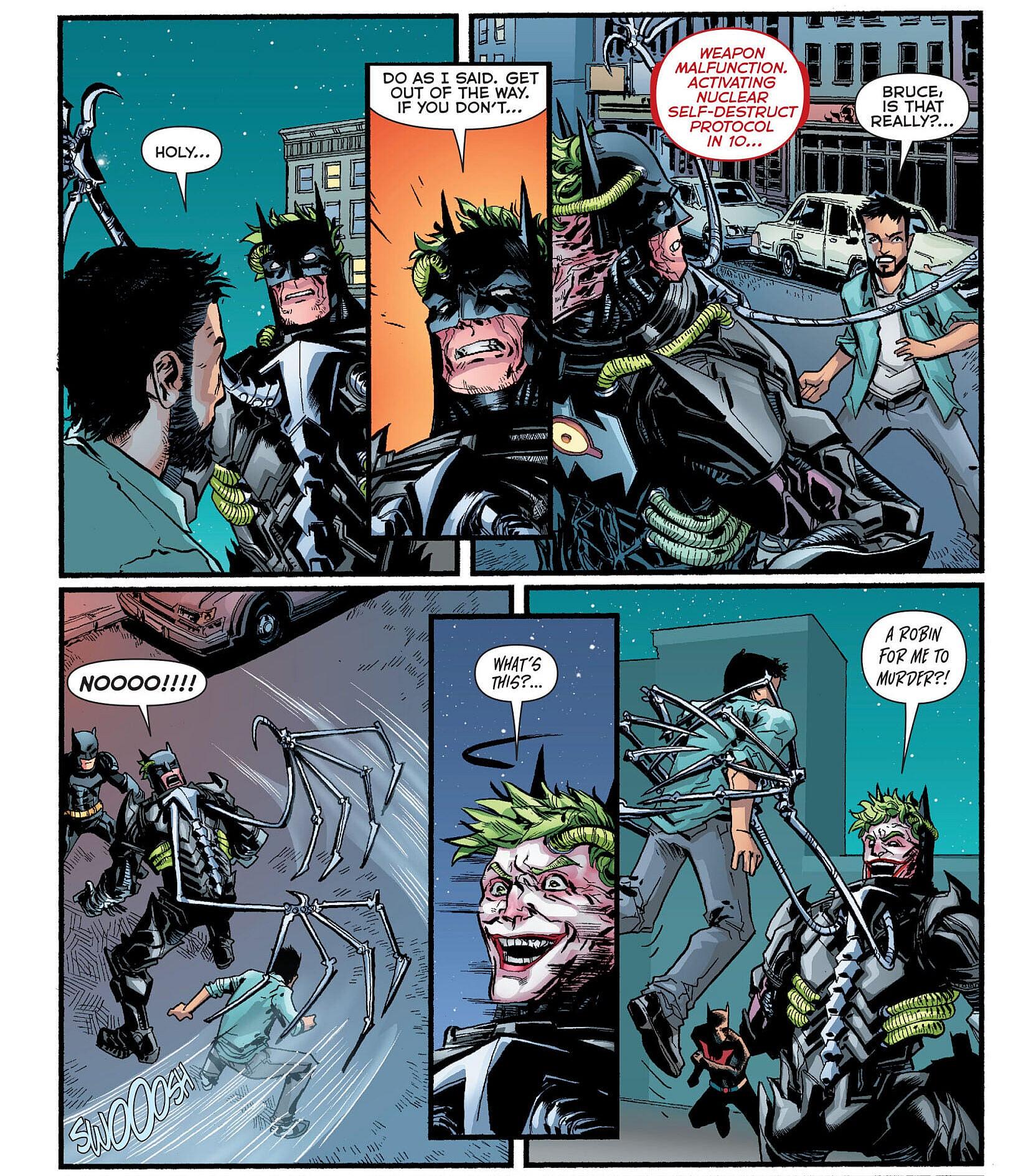 Batman-Joker hybrid targets Tim Drake in The New 52: Futures End Vol. 1 #38 (2015), DC