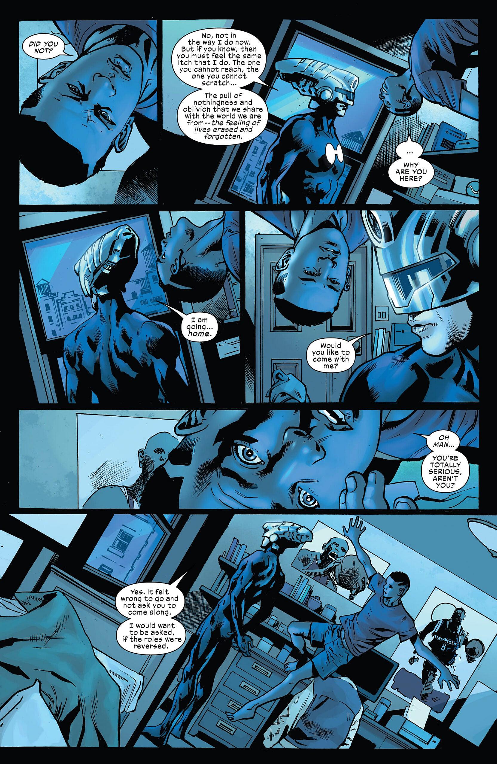 The Maker has an offer for Miles Morales in Ultimate Invasion Vol. 1 #1 (2023), Marvel Comics