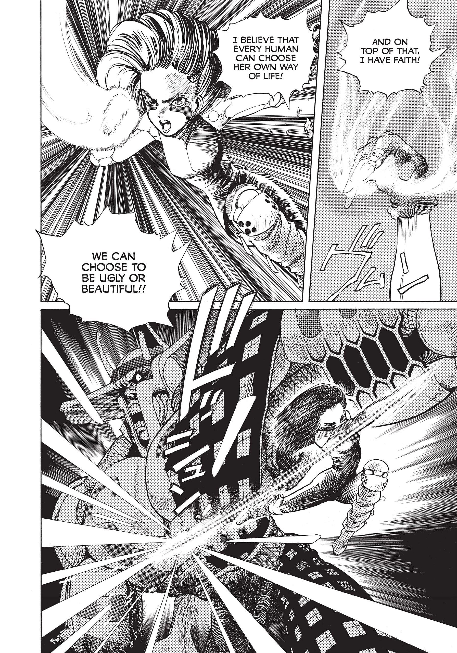 Alita embraces her newfound humanity in Battle Angel Alita (Gunm) Fight 7 "Tears Sign" (1992)