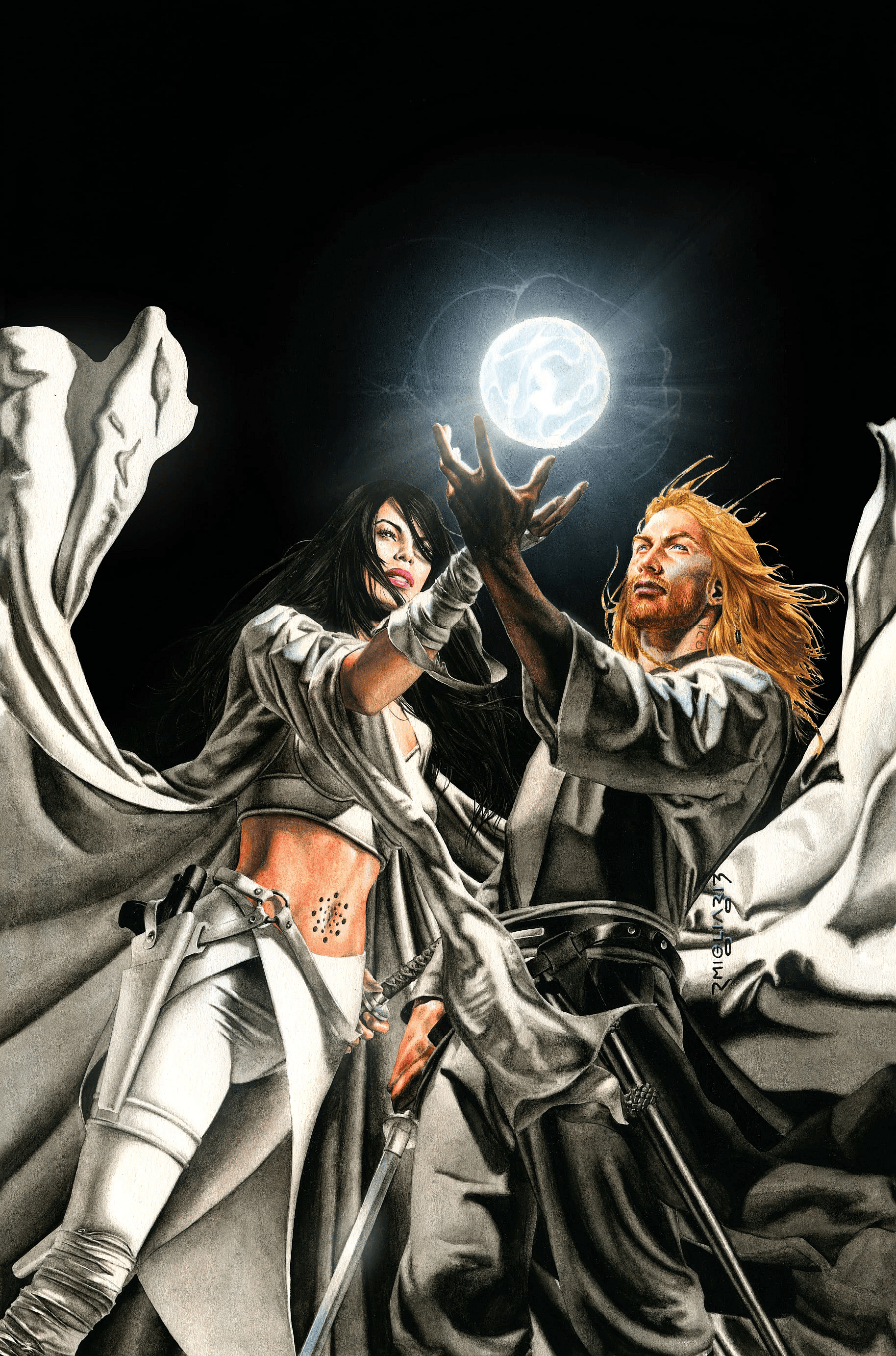 The Je'daii prepare to seize their destiny on Rodolfo Migliaro's cover to Star Wars: Dawn of the Jedi Vol. 1 #0 (2012), Dark Horse Comics