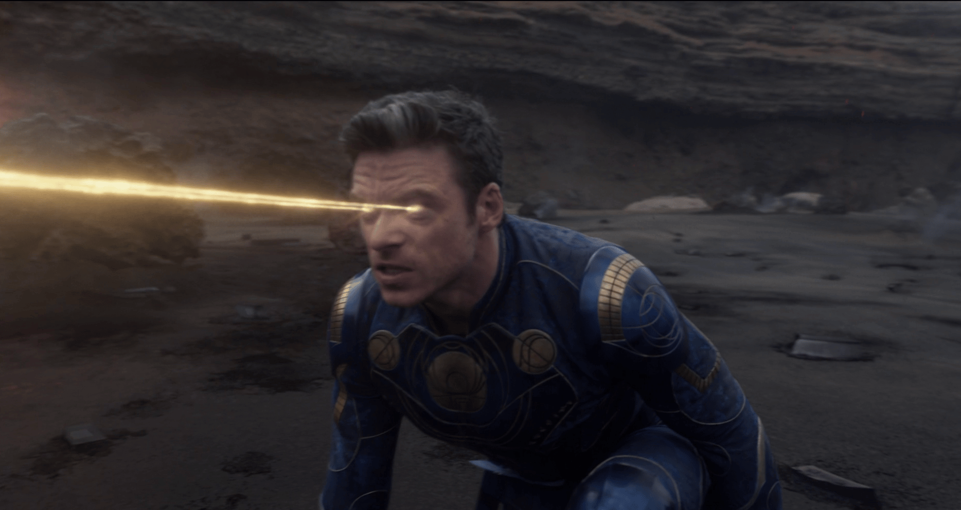 Ikaris (Richard Madden) turns against his brethren in order to fulfill their purpose in Eternals (2021), Marvel Entertainment
