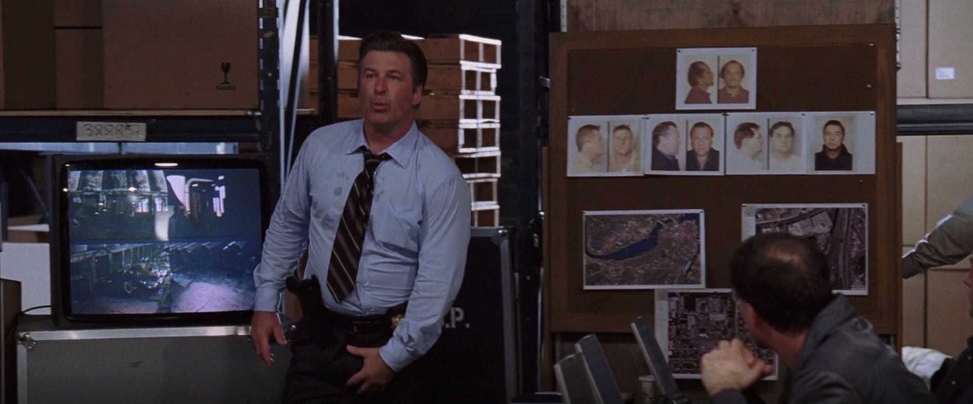 Captain George Ellerby (Alec Baldwin) is confident that his squad will finally catch Irish Mob boss Frank Costello (Jack Nicholson) in The Departed (2006), Warner Bros. Pictures2