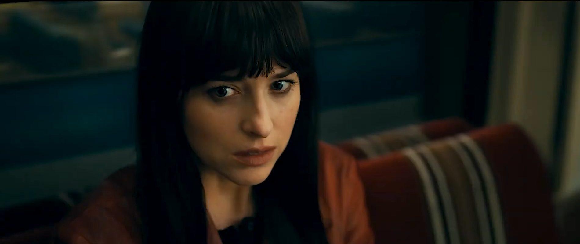 Cassie (Dakota Johnson) prepares for a vision to come true in Madame Web (2024), Sony