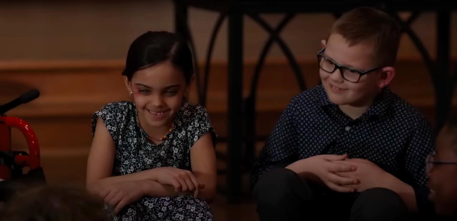Even blind girl finds other kids